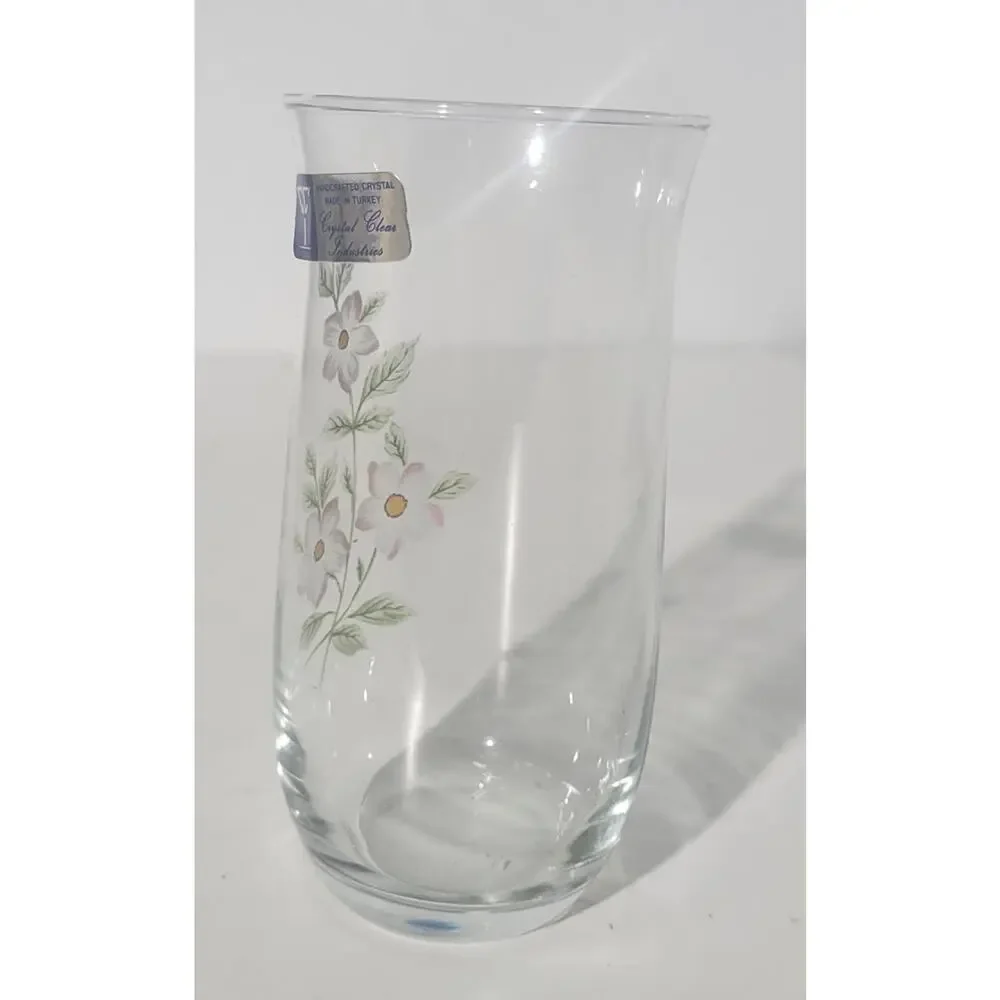 NIB Stylesetter Vintage 7-Pc Dogwood Crystal Set MINT NOS W/ STICKERS